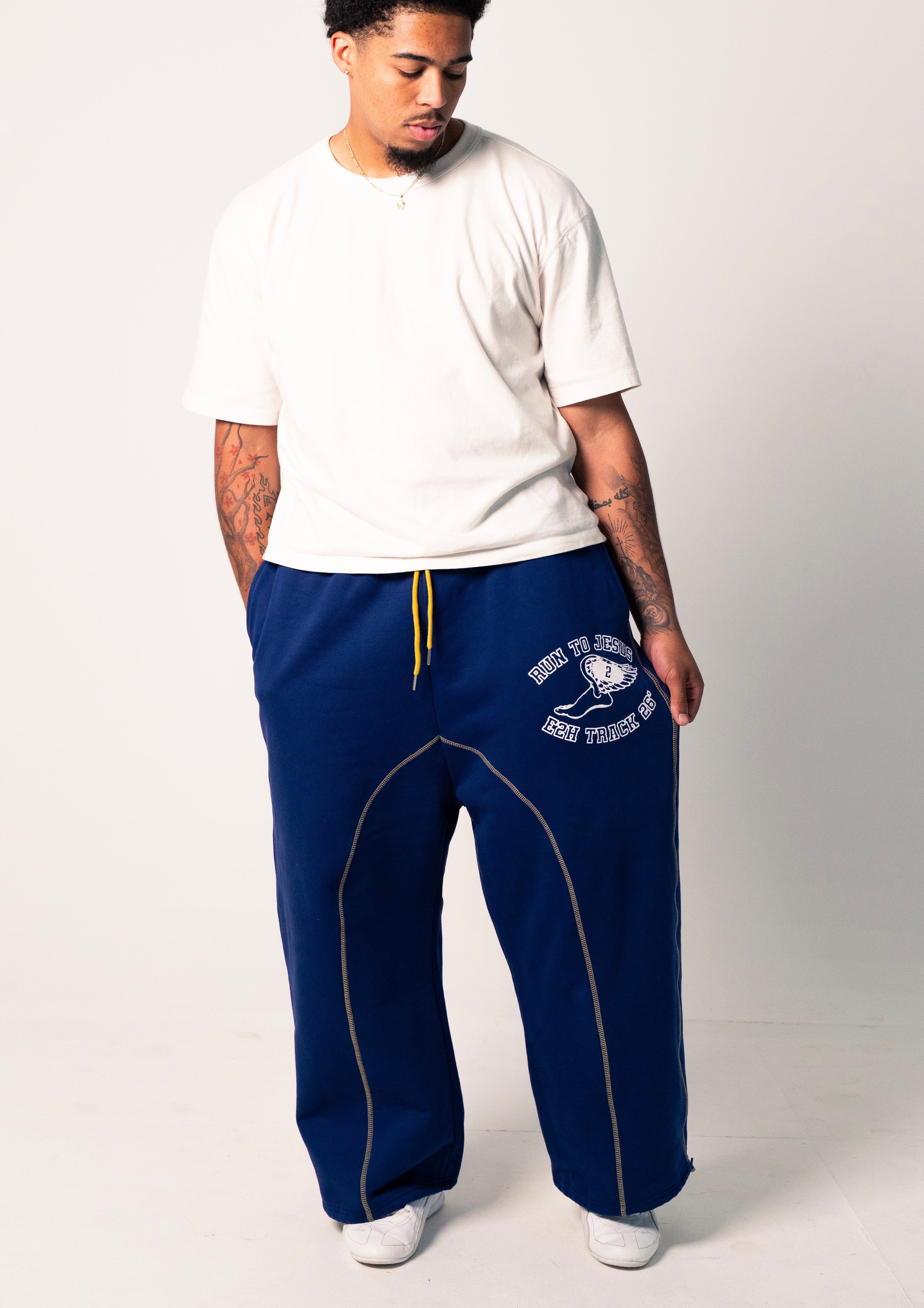 RUN TO JESUS TRACK PANTS