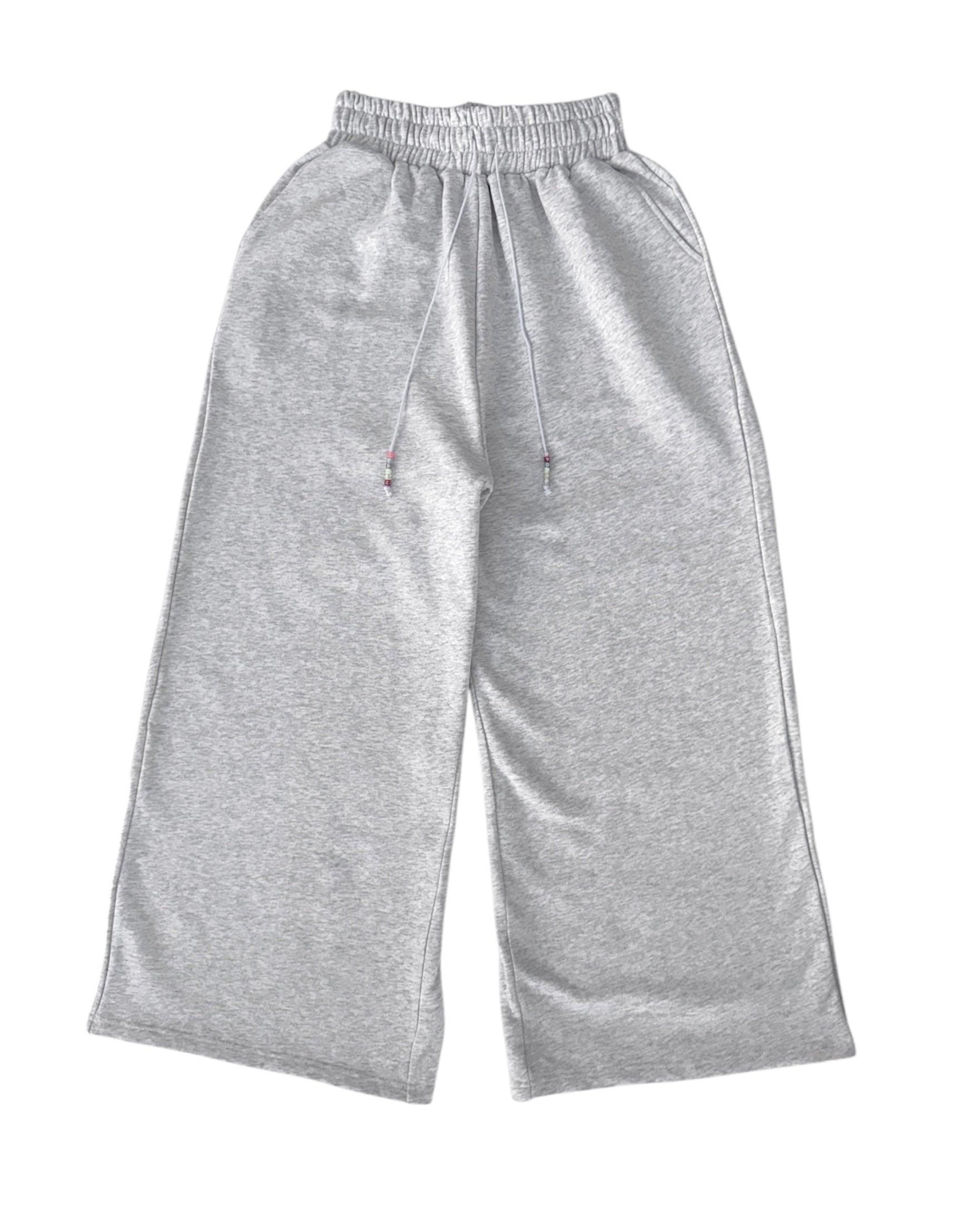 BEADED BAGGY SWEATS
